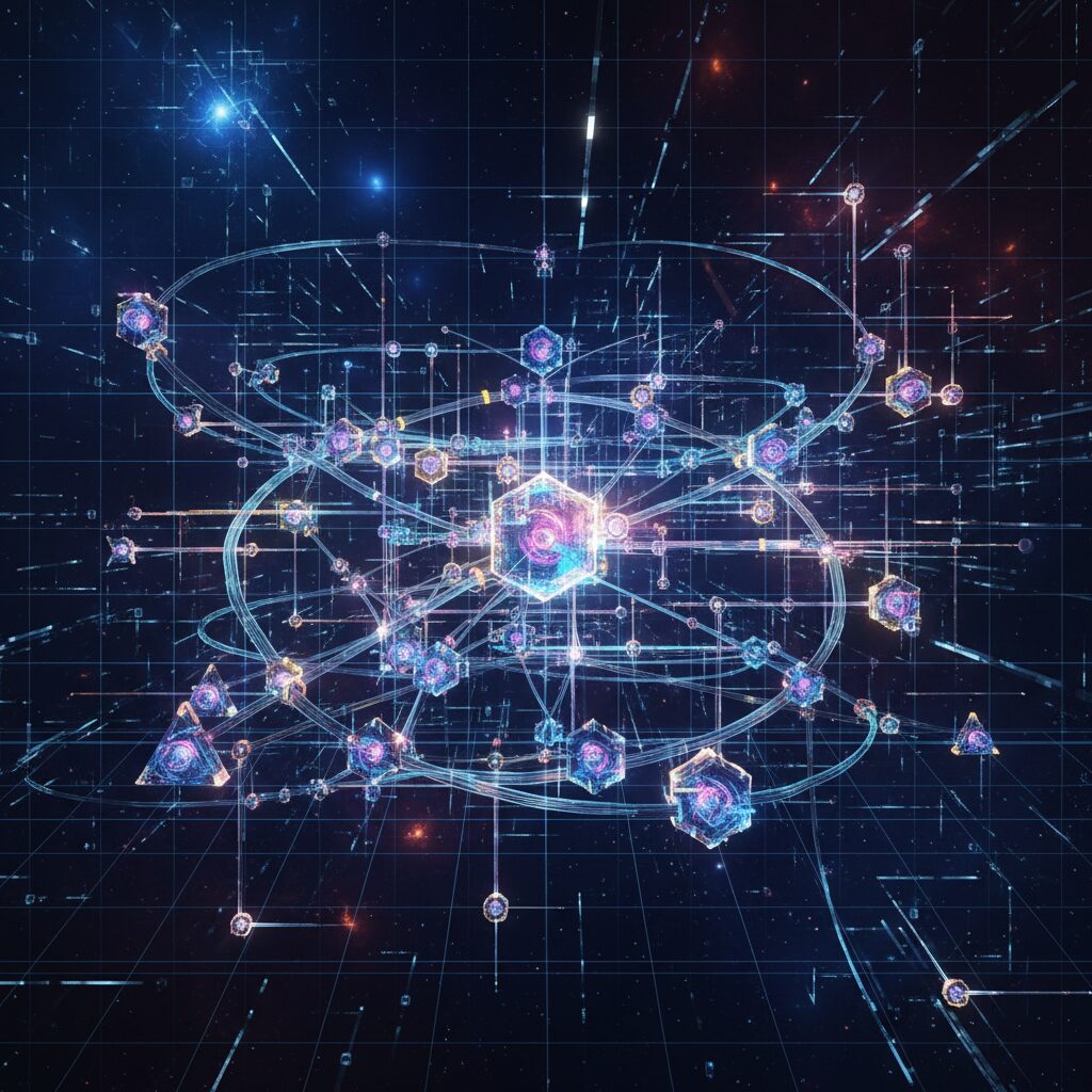 A visualization of structured data being validated through a digital filter.