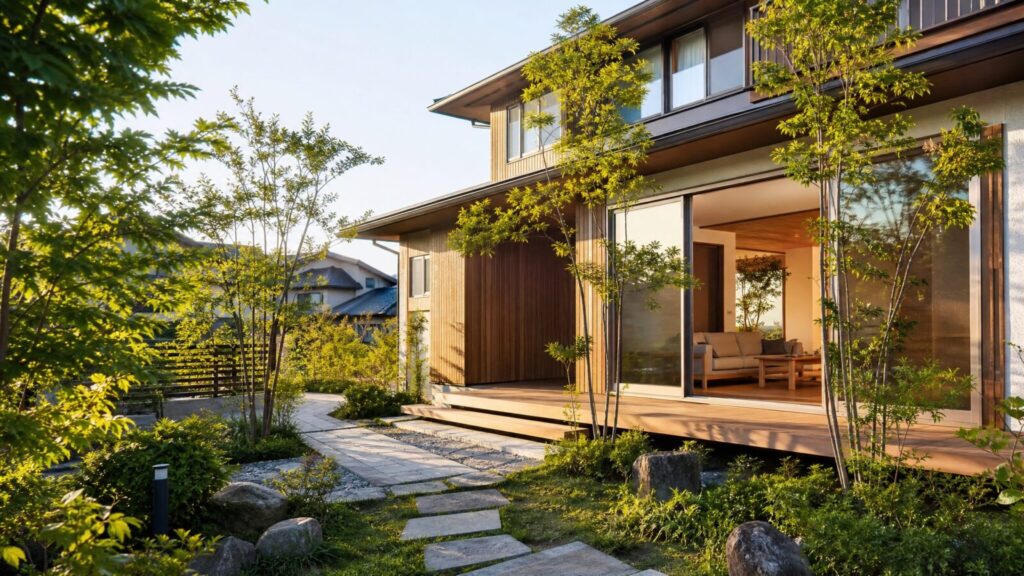 三十三銀行の住宅ローンをイメージした明るく清潔感のある住宅のリビングルーム