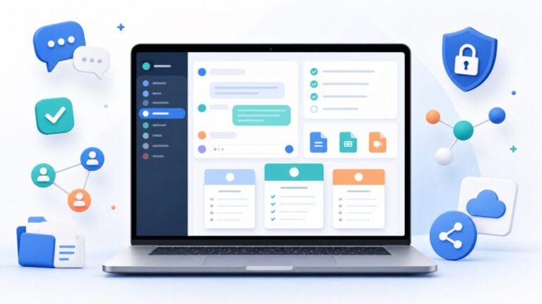 Chatworkの料金プランやメリット・デメリットを整理したビジネスチャットのイメージ画像